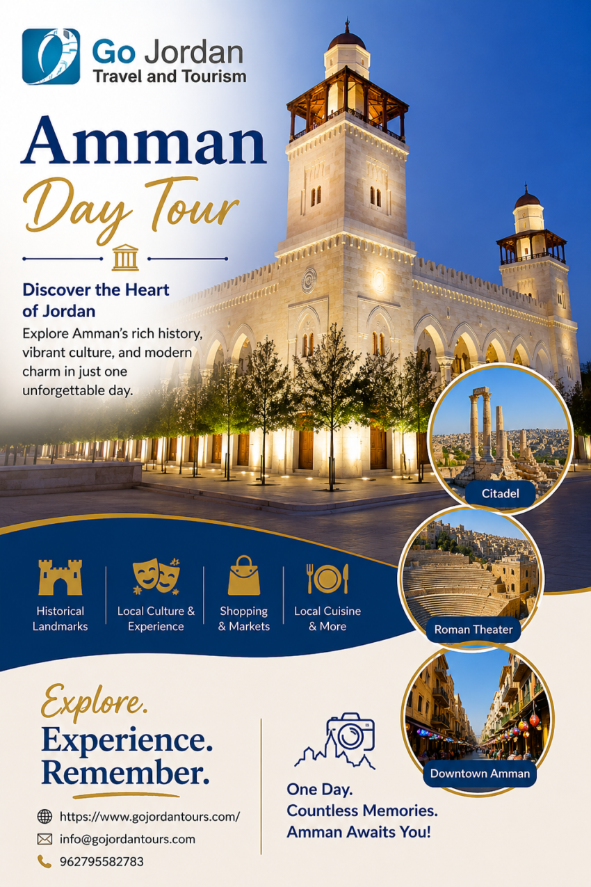 Discover Ancient History with Premier Amman Day Tour Packages Discover Ancient History with Premier Amman Day Tour Packages